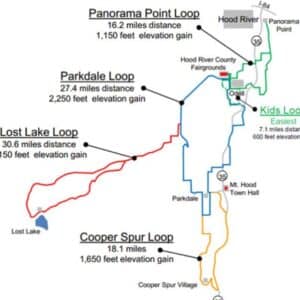 5 cycling loops in the Hood River Valley