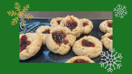 ALMOND FLOUR THUMBPRINT COOKIES