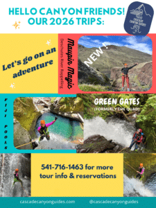 Poster for Cascade Canyon Guided Tours 2026