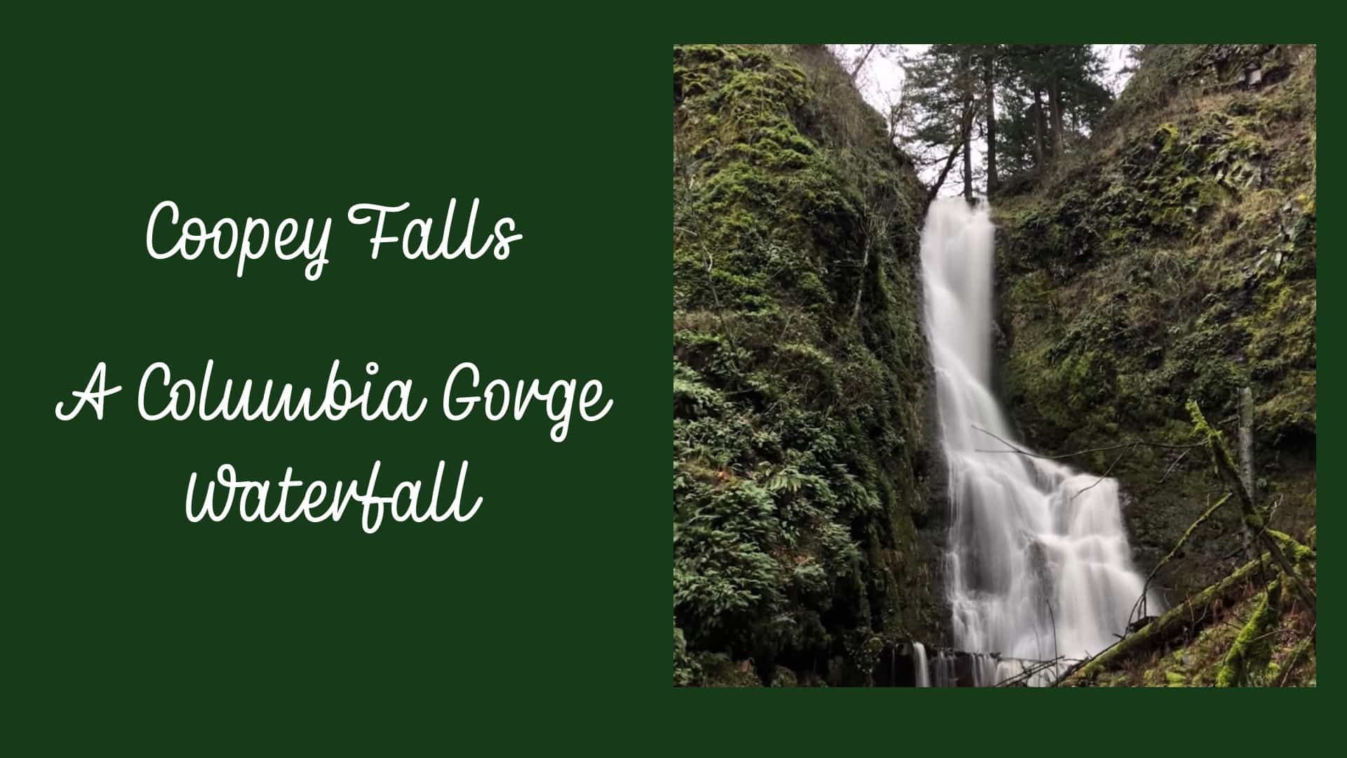 image of Coopey Falls a Columbia Gorge waterfall
