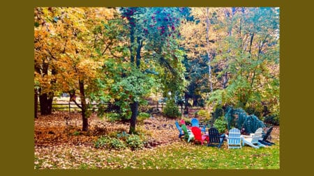 Fall in the Old Parkdale Inn Gardens