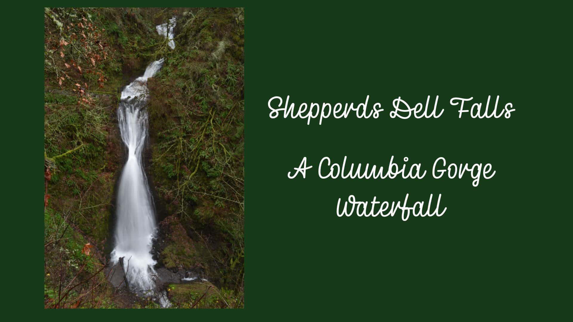 image of Shepperds Dell Falls with words defining