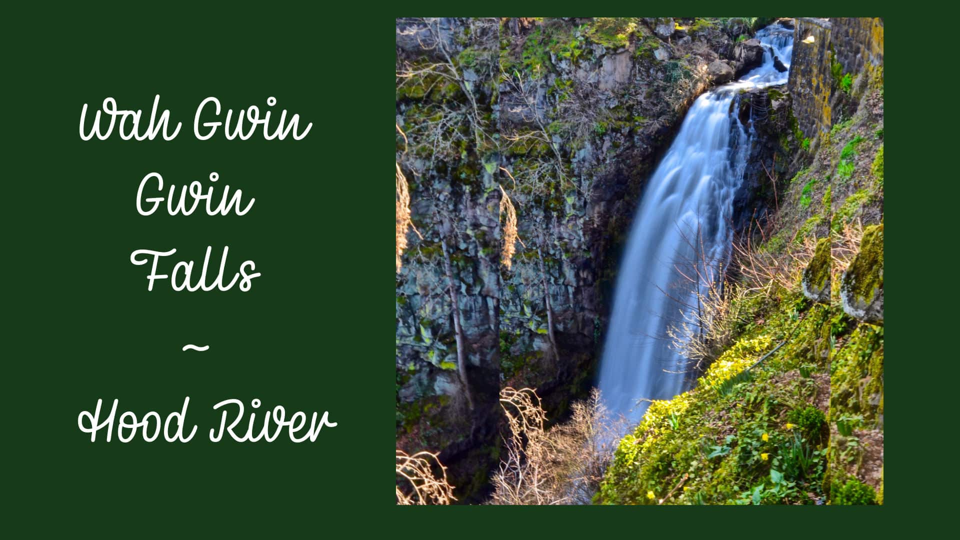 Wah Gwin Gwin Falls in Hood River