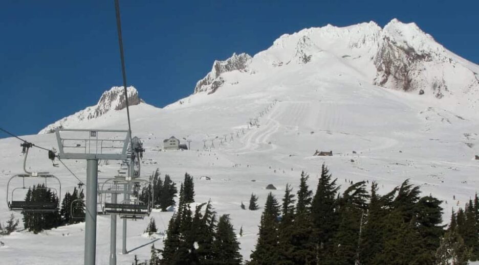 Take the Magic Mile Sky Ride on Majestic Mt Hood, Old Parkdale Inn